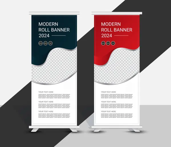 Kapak, poster, broşür, reklam, sunum ve sergi için soyut pankart tasarımı. Sancak dur. Pankartı çek. X pankartı