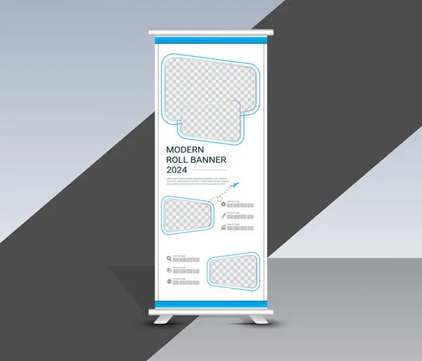 Şirket, iş, sunum, reklam, ekran ve ajans için pankart tasarımı yapıyor. Modern x pankartı, çek bayrağı, dur bayrağı