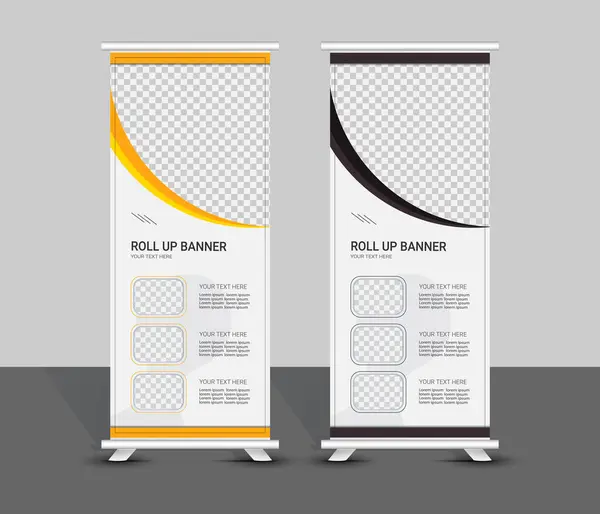 Sarı ve koyu renkli pankart tasarımı, x pankartı, çek bayrağı, dur bayrağı