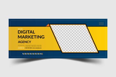 Sosyal medya Fb kapağı şablon tasarımı