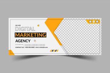 Facebook kapak afişi şablon düzeni