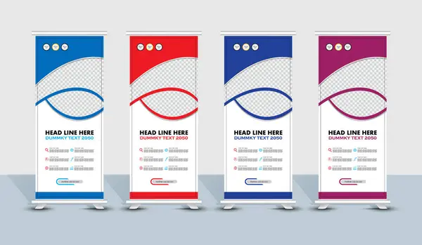 Soyut rulo şablon tasarımı