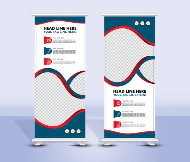 Soyut rulo şablon tasarımı