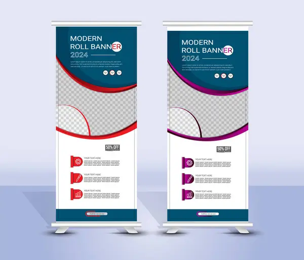 Basit ve temiz pankart şablon tasarımı