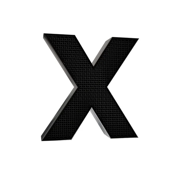白地に隔離された文字X記号 — ストック写真