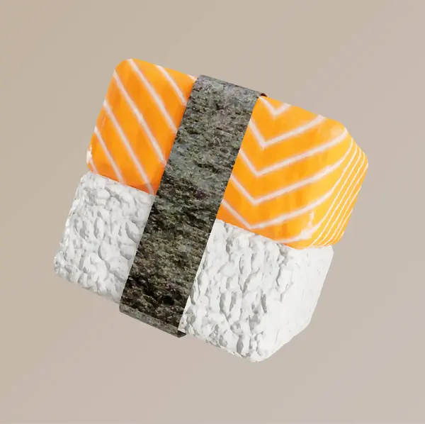 Japon suşisi çubuklu rulo.