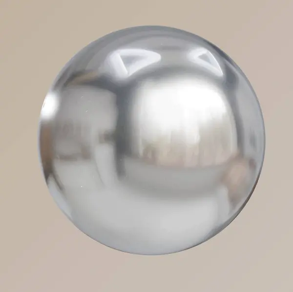 Beyaz bir arka plan cam topa