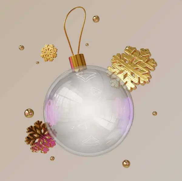 Bir Noel balosunun 3D sunumu