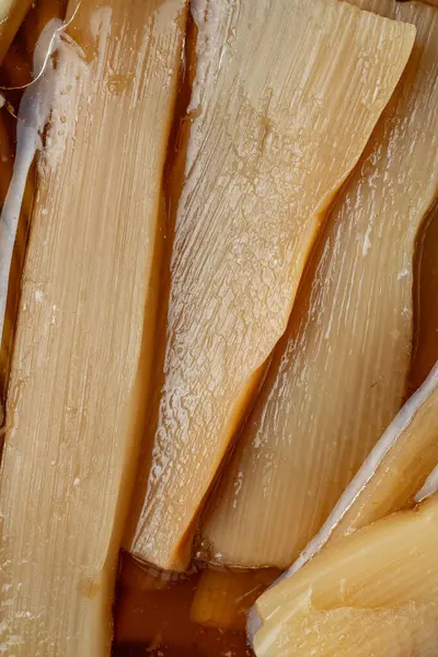 Yenilebilir Asya dokuları Ramen malzemeleri - bambu