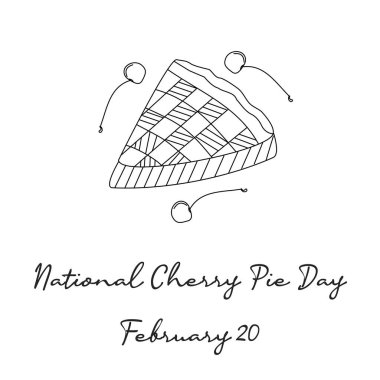 Ulusal vişneli turta gününü kutlamak için mükemmel. 