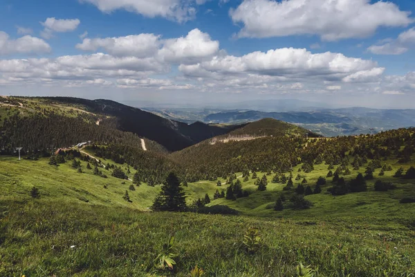 Paisaje Montañoso Verano Parque Nacional Kopaonik Reserva Natural Serbia Vista —  Fotos de Stock
