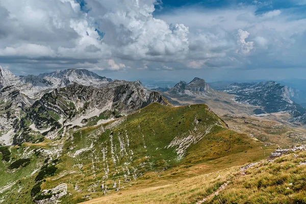 Mountain Summer Landscape Dramatic Sky Dinaric Alps Mountains Durmitor National — Stock Photo, Image