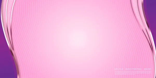 Роскошный Фон Тонкой Розовой Линией — стоковый вектор