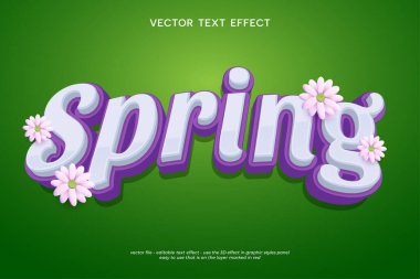 vektör yay 3d biçim metin efekti