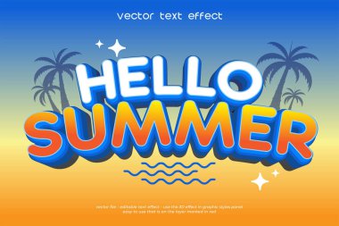 Merhaba yaz düzenlenebilir metin efekti