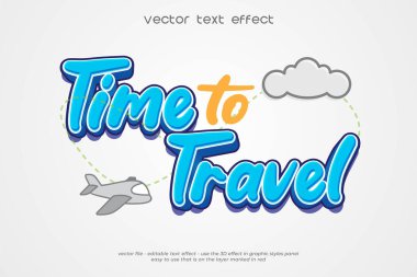 3B vektör metin efekti zamanı