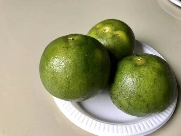 Friss Zöld Fehér Gyümölcs — Stock Fotó