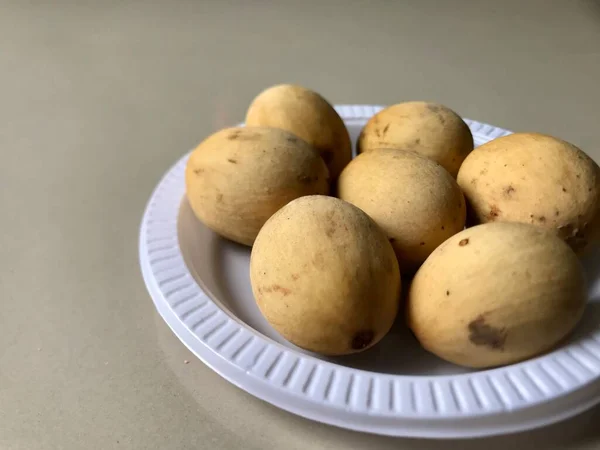 식욕을 돋우는 감자를 클로즈업 — 스톡 사진