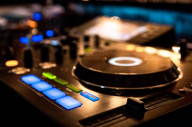 DJ workstation at the event