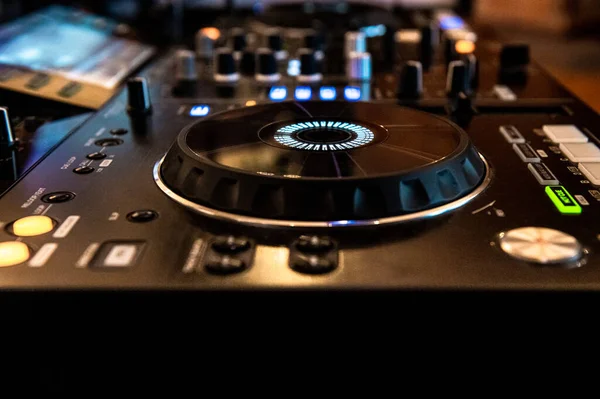 DJ workstation at the event