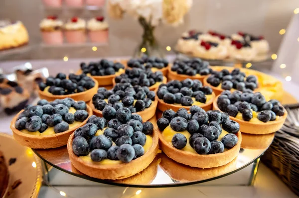 sweets, cake and crunchy cookies with and jelly