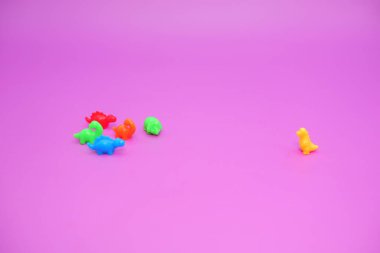 Çocuk Oyunları veya Dekorasyonu için Mini Dino Figürleri