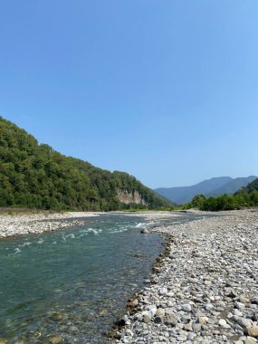 view of river and rocks