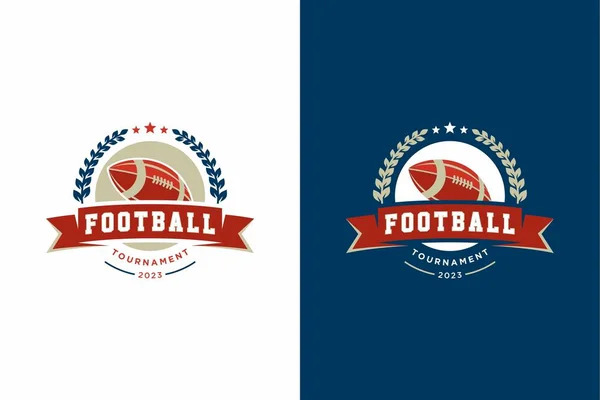 Логотип Футбольного Клуба Эмблема Футбольного Клуба Шаблон Дизайна — стоковый вектор