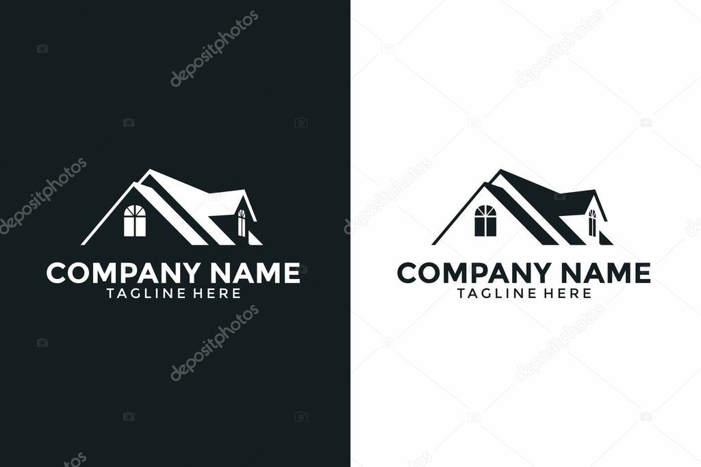 Home logo design. Realty, Property and Real estate logo concept. house roof icon
