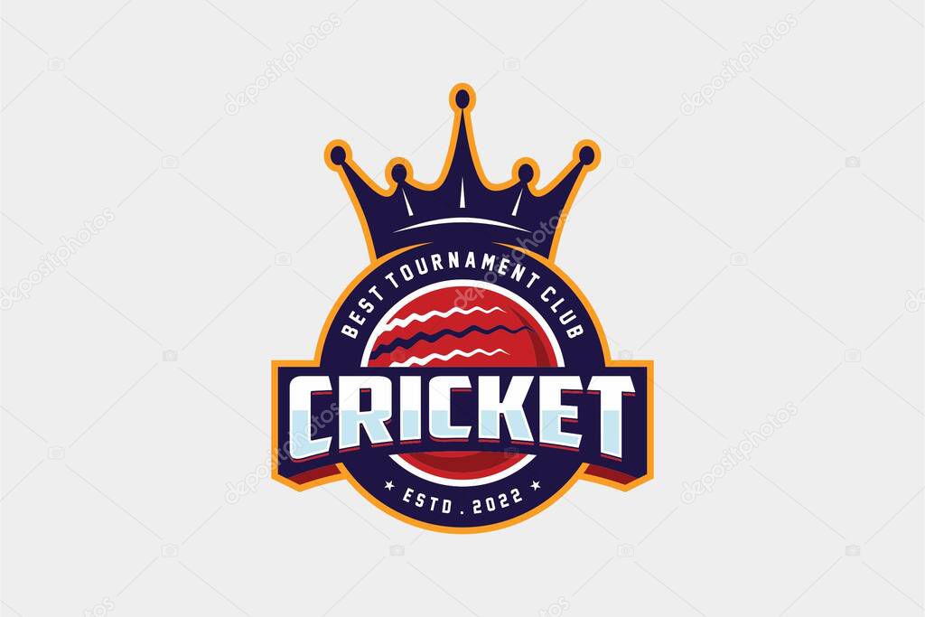 Cricket Team Logo Template Design
