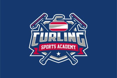 Kıvrımlı spor rozeti amblemi