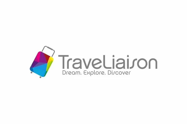 Plantilla Diseño Logotipo Viaje Icono Viaje — Vector de stock