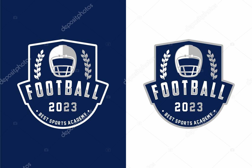 American Football Sports logo and badge