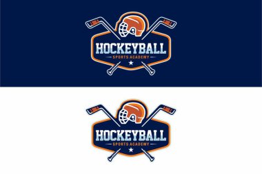 Hokey kulübü spor logosu tasarımı