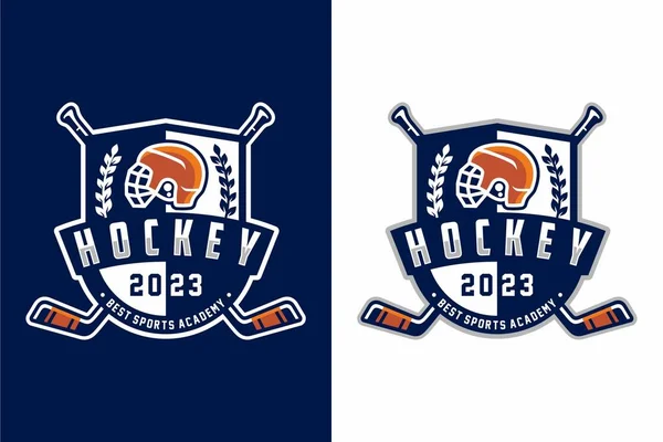 Hokey kulübü spor logosu tasarımı