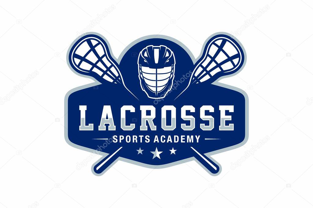 Lacrosse club sport logo design