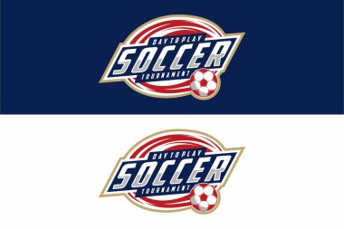 Futbol kulübü spor logosu tasarımı