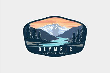 Olimpiyat Ulusal Parkı logosu illüstrasyonu