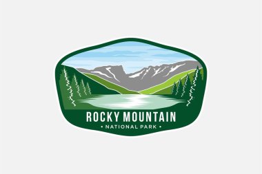 Rocky Dağları Ulusal Park amblem amblemi
