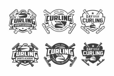Körling logosu, amblem koleksiyonları, hafif arkaplanda şablonlar tasarlar