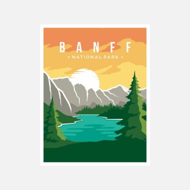 Banff Ulusal Parkı poster tasarımı