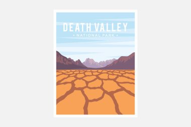 Death Valley Ulusal Park poster tasarımı