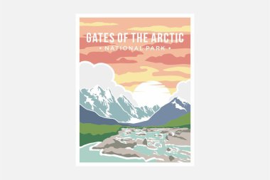 Kuzey Kutbu Ulusal Park poster tasarımı kapısı