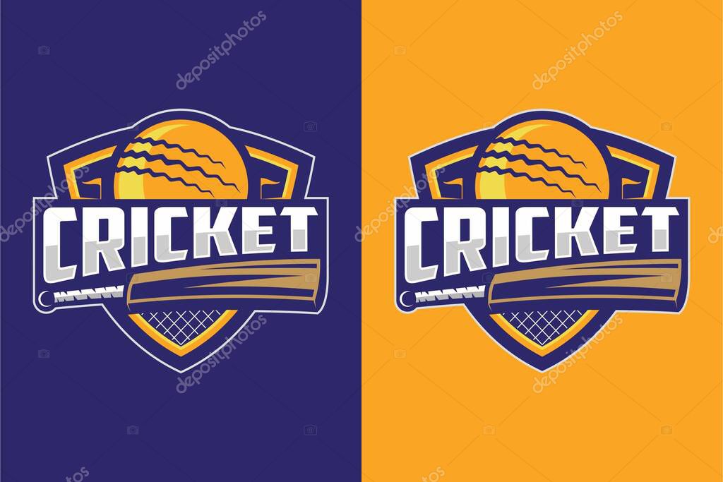 Cricket Team Logo Template Design