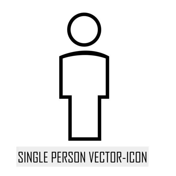 Person Umreißen Icon Vektor Design Transparentes Symbol Für Web Anwendungen — Stockvektor