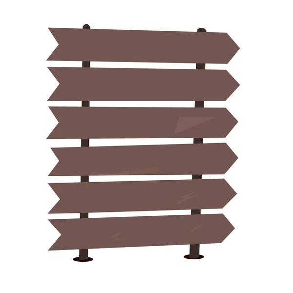広告レトロな木の板ベクトルクリップ — ストックベクタ
