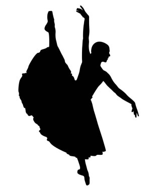 Kadınlar güzel bir pozisyon siluet vektör tasarımı ile dans ederler. şeffaf arkaplan.