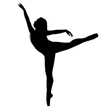 Bekar kız siluet vektör tasarımı yapıyor. şeffaf arkaplan.