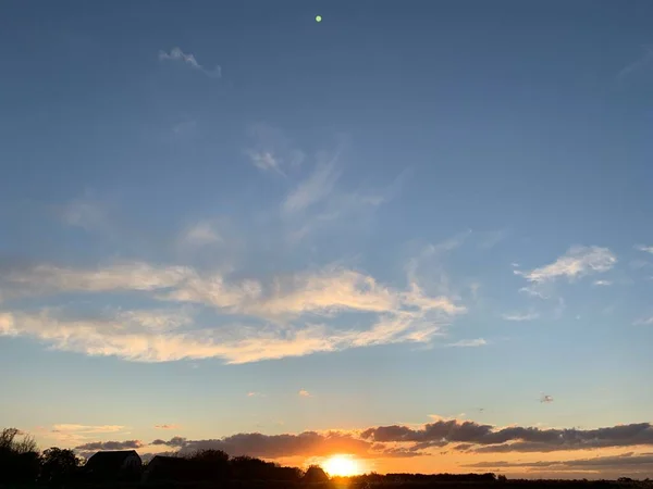 Stock image sunset in Ukrainian Village