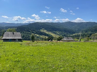Kırsal kesimde güzel bir manzara, Ukrayna